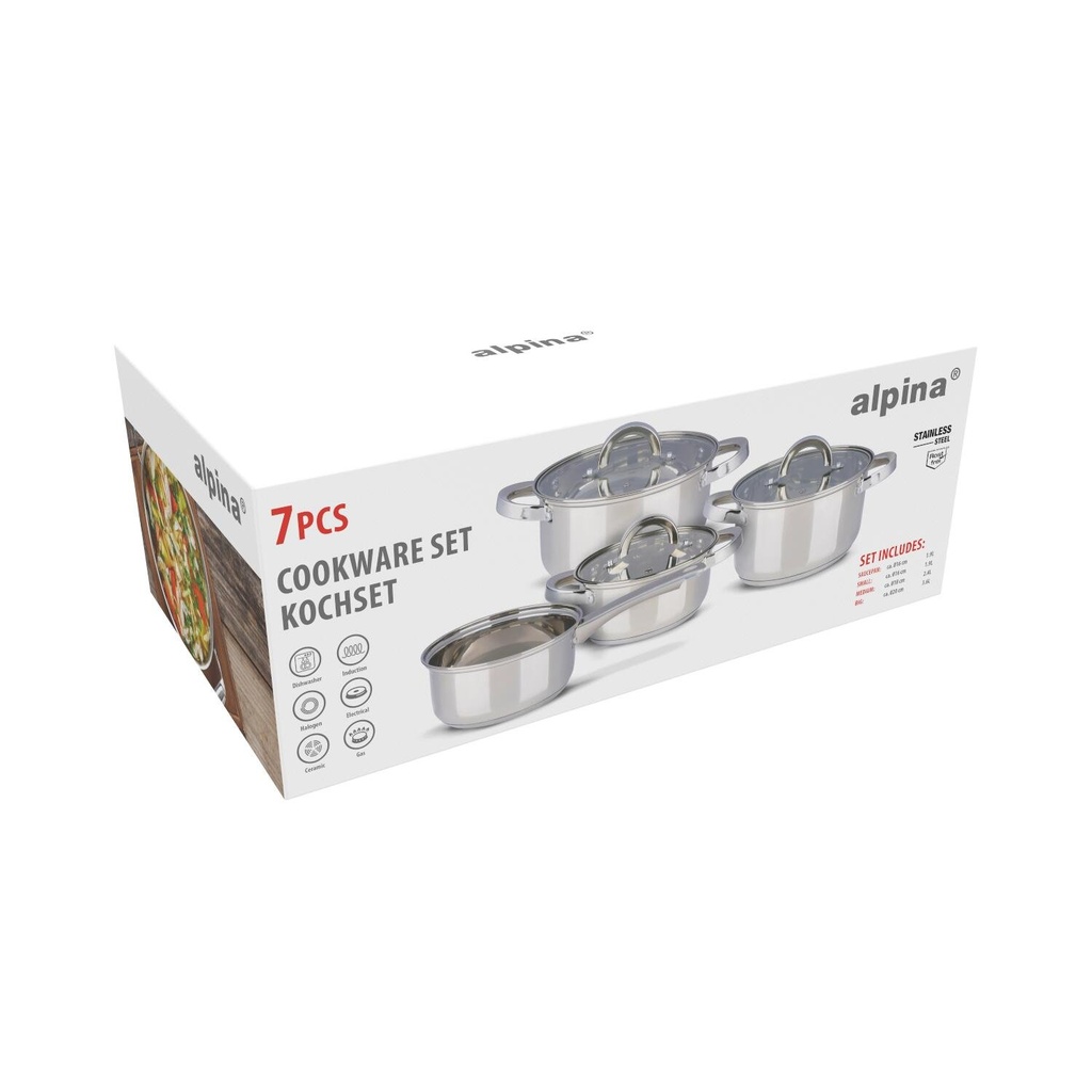 [871125225936] ALPINA Cookware Set Ø20cm Induction