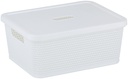 ALPINA Storage Basket with Cover 25.1x19.6x10.5cm