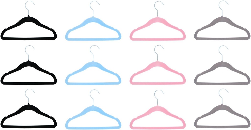 ALPINA Velvet Clothes Hanger Kids 30x21cm - 4as 3 pcs