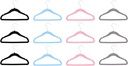 ALPINA Velvet Clothes Hanger Kids 30x21cm - 4as 3 pcs