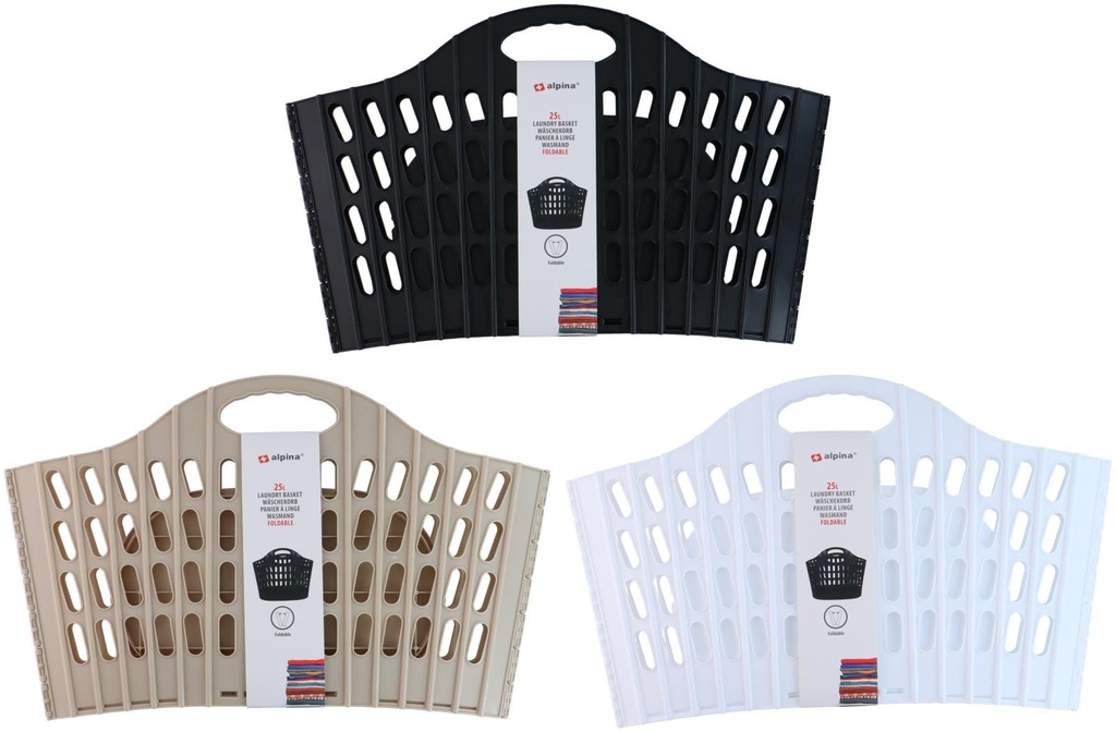 ALPINA Laundry Basket 49.5x35.5x38.5cm