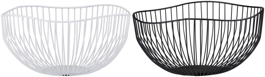 ALPINA Fruit Basket Ø26cm Black/White