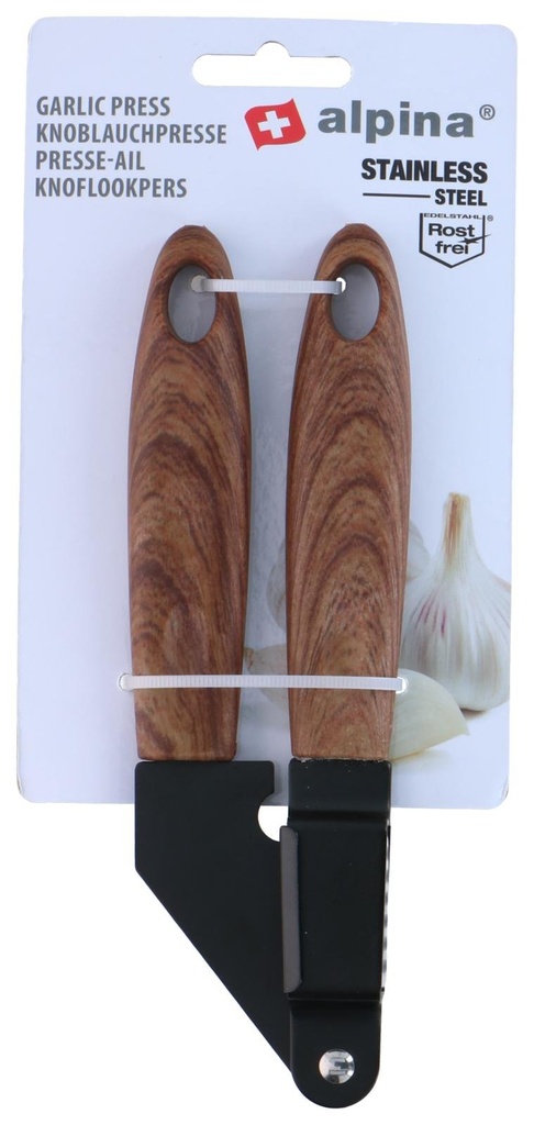 [871125256821] ALPINA Garlic Press 18cm