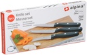 ALPINA Cutting Knives 18.5/19.5/22cm