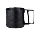 ALPINA Sieve Ø10.3x9.3cm with Sifting Handle Black