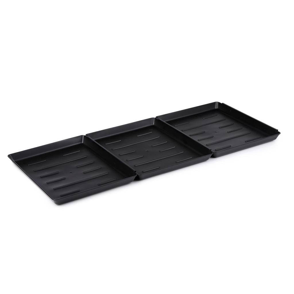 ALPINA Shoe Tray 35x27x3cm Black