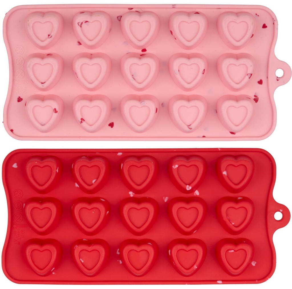 ALPINA Heart Shaped Bake Mould 22x10.5x1.5cm
