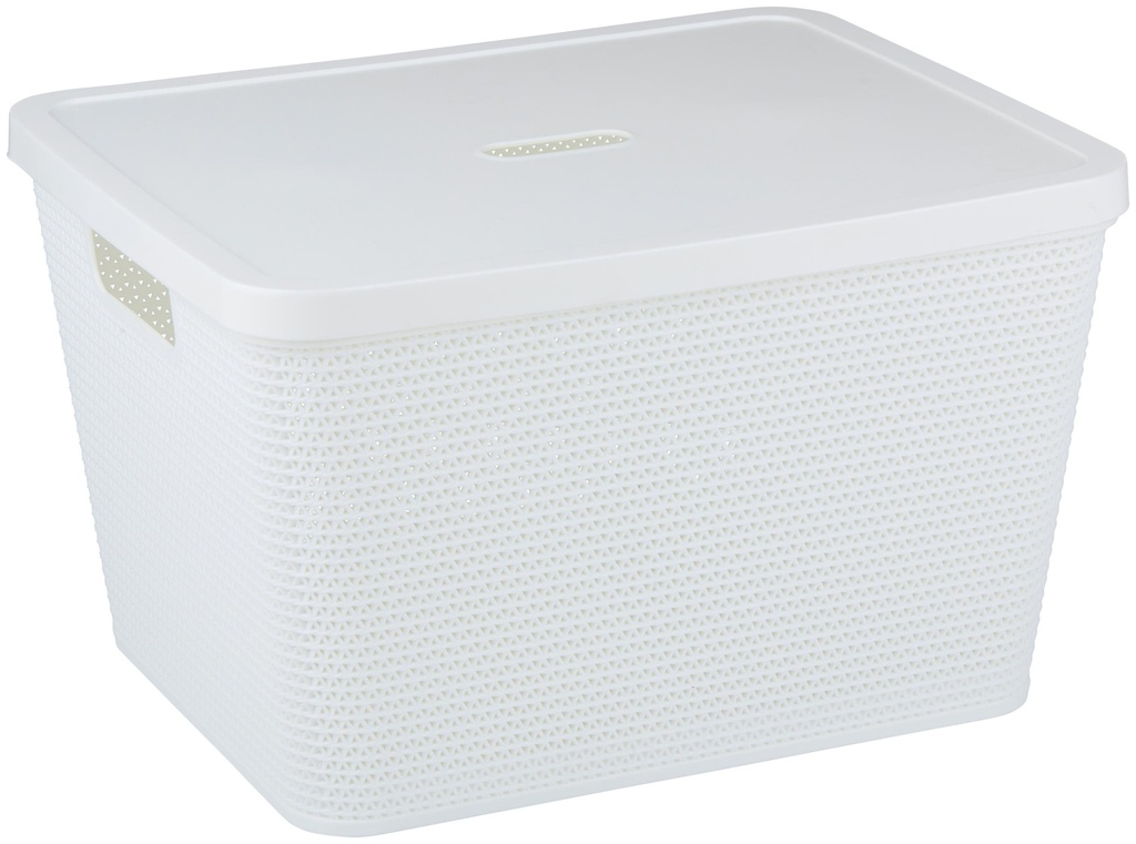 ALPINA Storage Basket X-Large with Cover 36.4x30x21.6cm