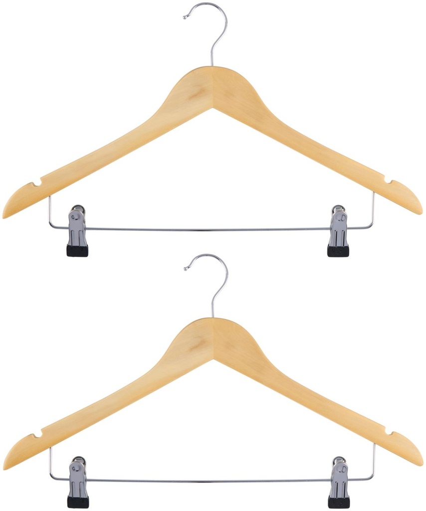 ALPINA Clothes Hanger 45x27cm with Trouser Bar
