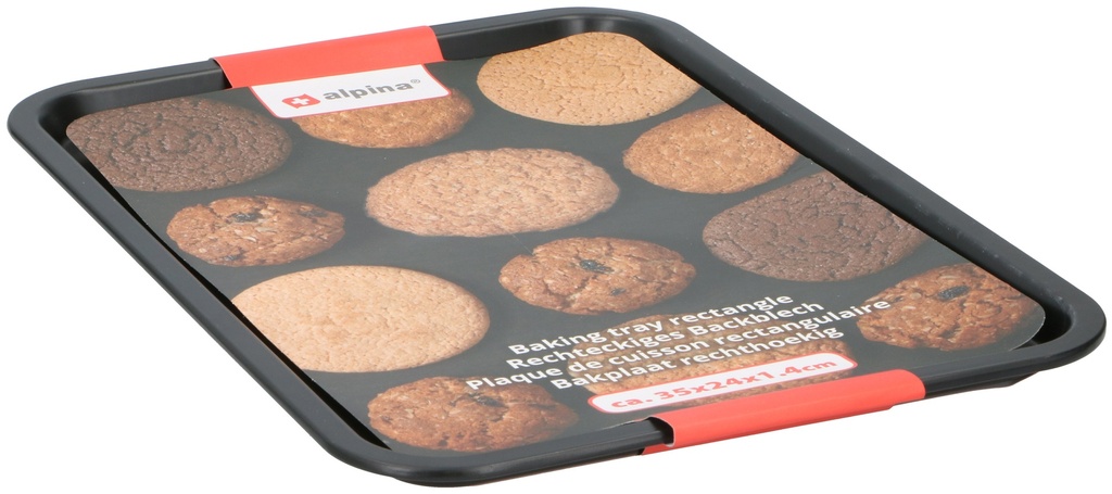 ALPINA Baking Tray 35x24x1.4cm Non-Stick Coating