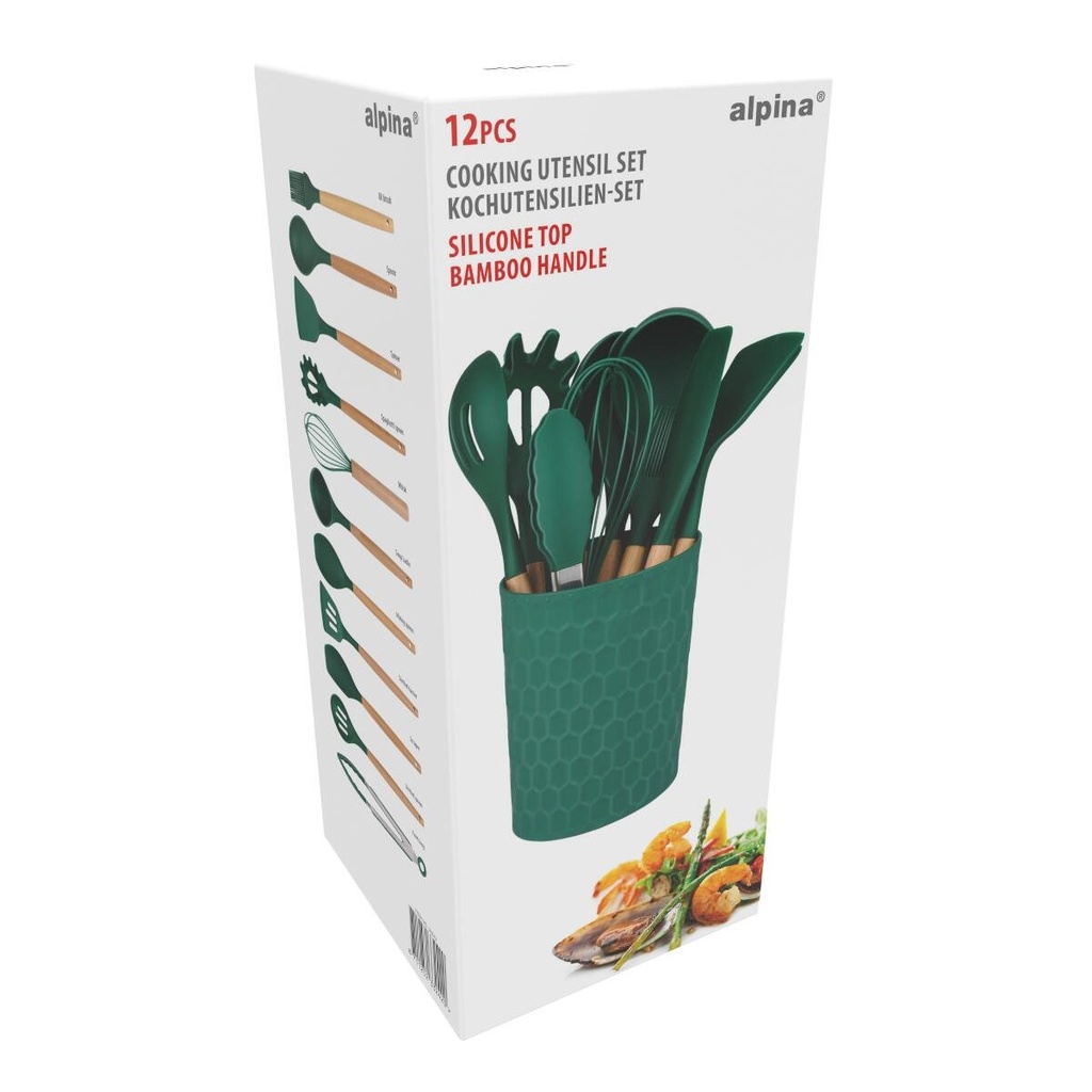 [871125233242] ALPINA Cooking Utensil Set 32cm
