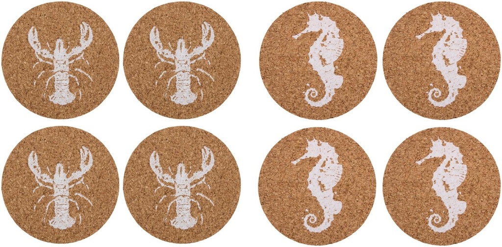 ALPINA Coaster Ø10cm Animal Print