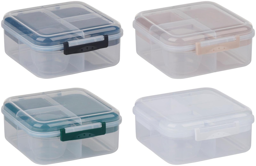 ALPINA Lunchbox 18x17x8cm Dual Compartment