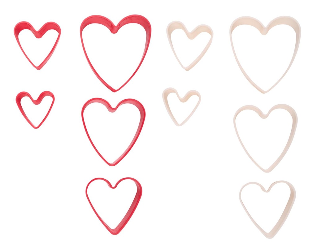 ALPINA Heart Cake Mold 9.5x8.9x3.8cm