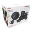 ALPINA Dinnerware Set 16pcs Stoneware