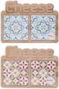 ALPINA Cheese Board 17x23x1cm with Decorative Design