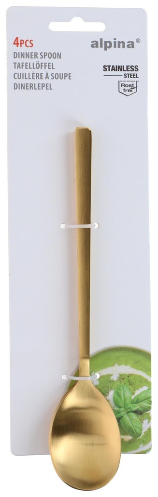 ALPINA Dinner Spoon Gold