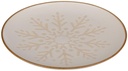 ALPINA Christmas Plate Snowflake 25x25cm