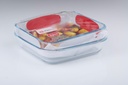 ALPINA Glass Oven Dish Square