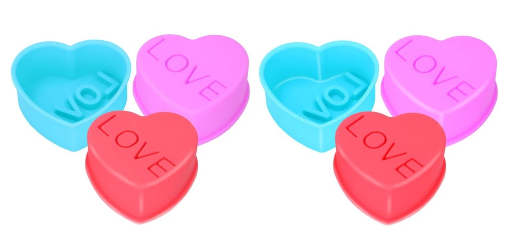 ALPINA Heart Baking Mould 8x7.5x3.1cm