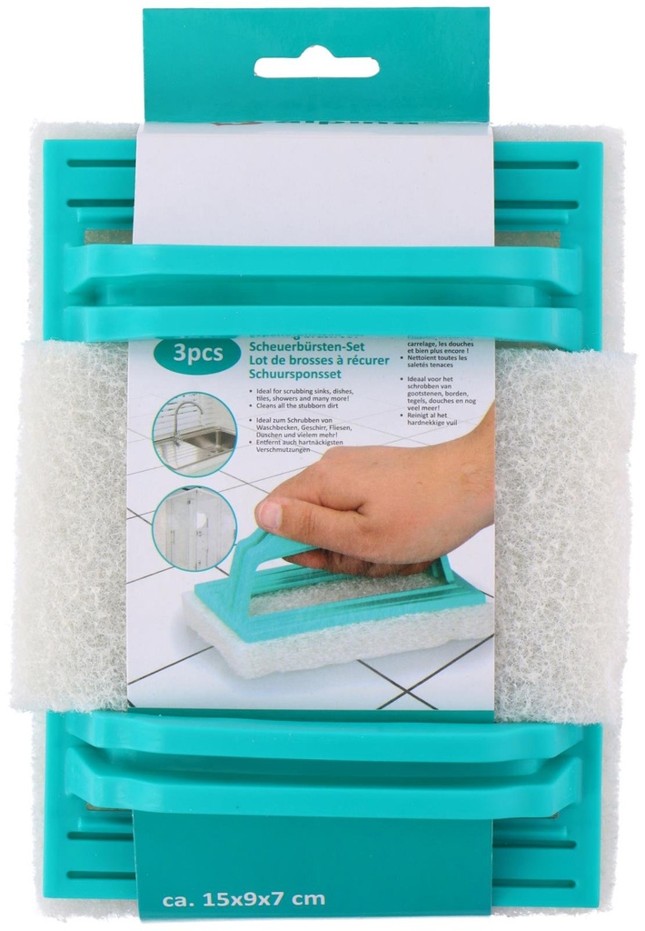 ALPINA Scouring Brush with Handle 15x9x7cm