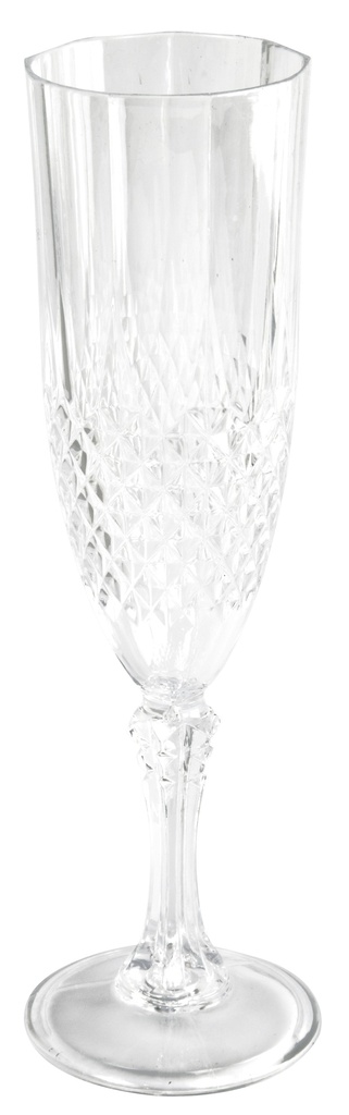 ALPINA Champagne Glass 200ml Crystal Effect Reusable