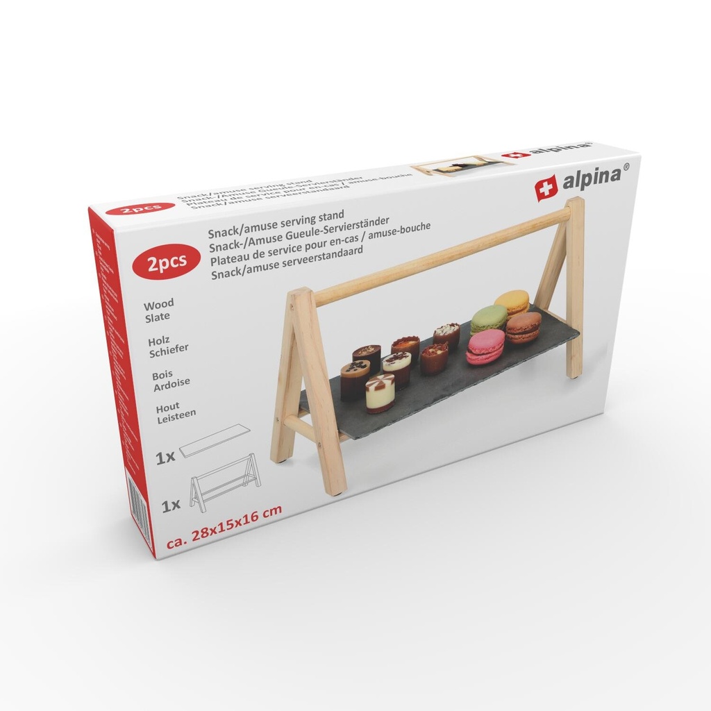 ALPINA Snack Tray 28x15x16cm