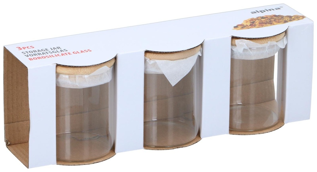 ALPINA Storage Jar Rectangular 27x7x9.5cm