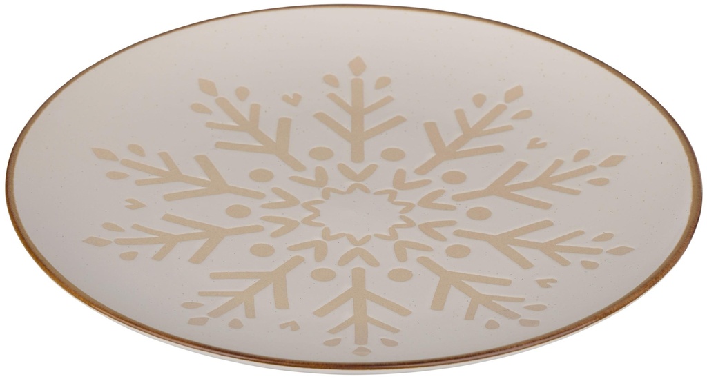 ALPINA Christmas Plate Snowflake Ø26.5cm