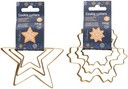 ALPINA Christmas Cookie Cutters Gold Ø11.5cm