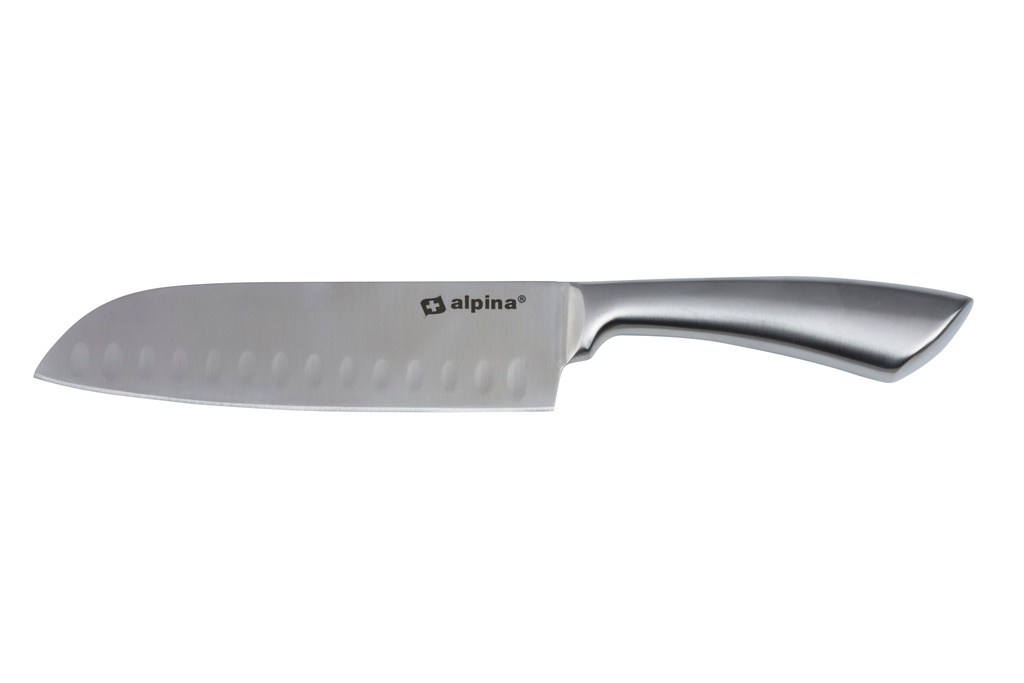 ALPINA Santoku Knife 31.5cm with Hole Handle