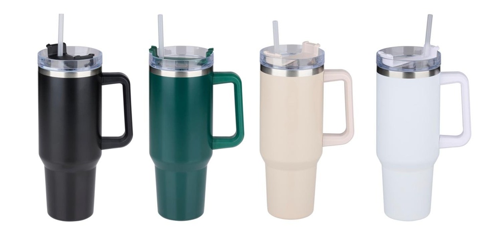 ALPINA Vacuum Mug with Straw 1.2L