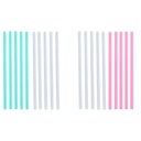 ALPINA Reusable Drinking Straws 20cm