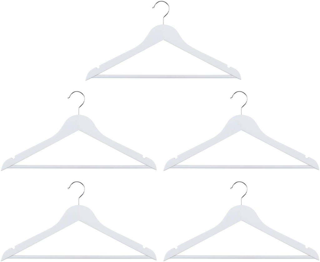ALPINA White Clothes Hanger 44x23cm