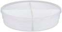 ALPINA Round Storage Box with 4 Compartments Ø30.5cm