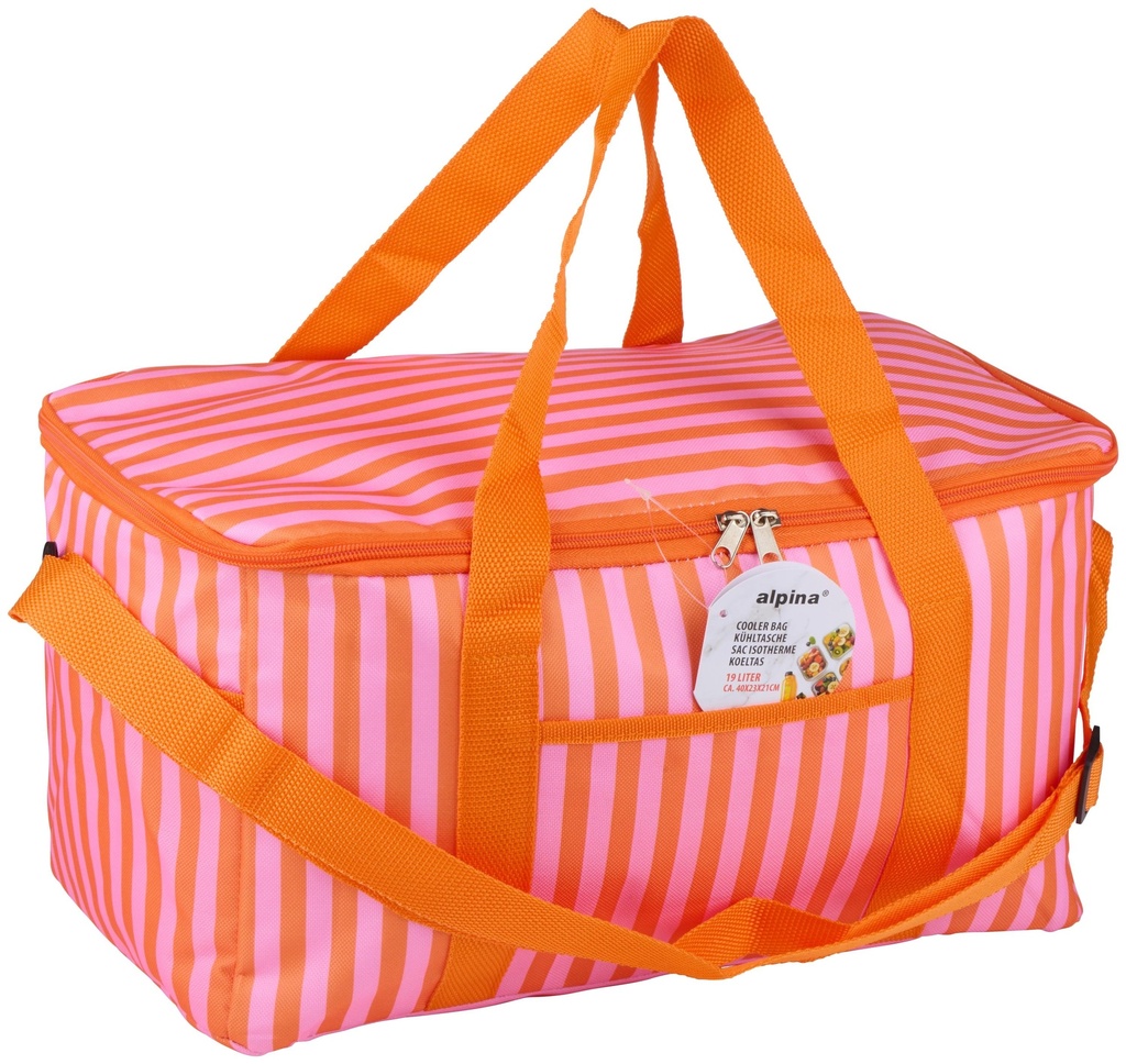 ALPINA Cool Bag 19L 40x23x21cm Orange Pink