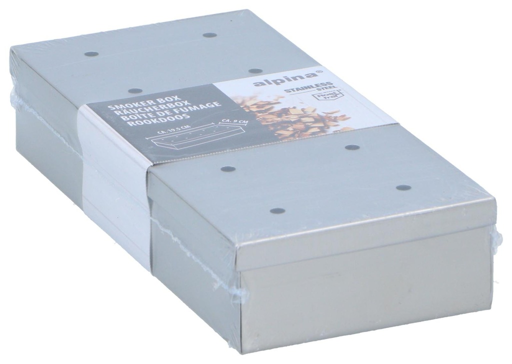 ALPINA BBQ Smoker Box Grill 20x9.2x4cm