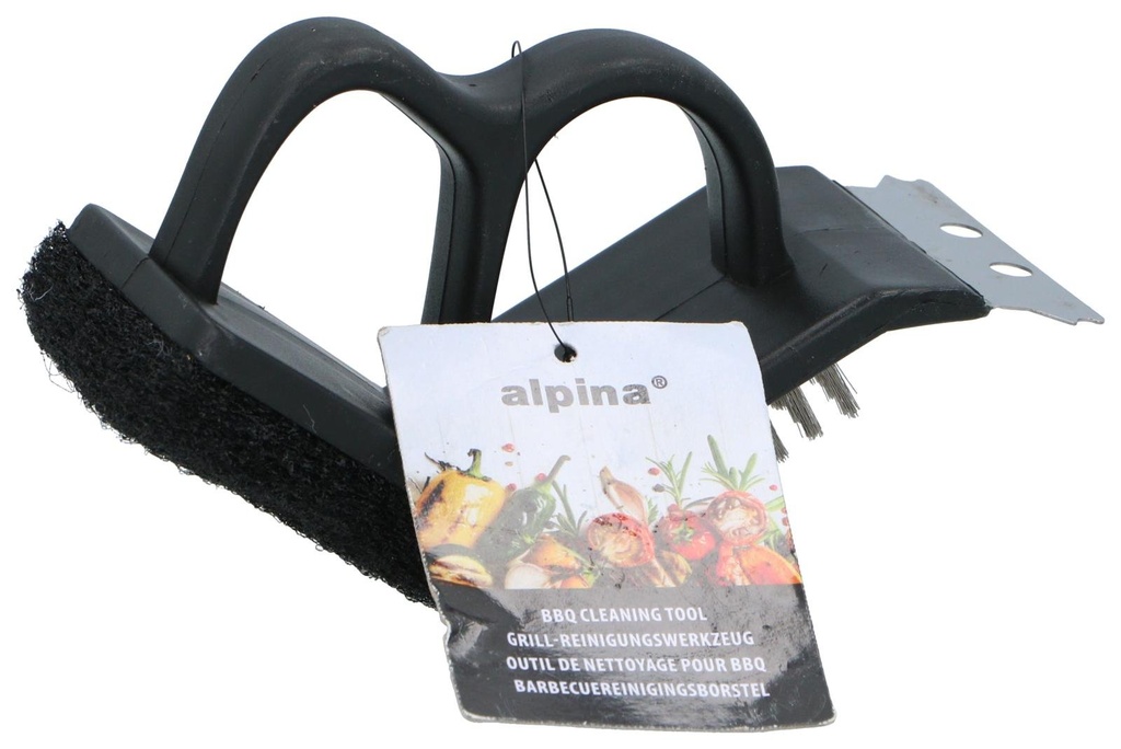 ALPINA BBQ Cleaning Brush 3 in 1