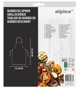 ALPINA BBQ Apron 70x84cm Black