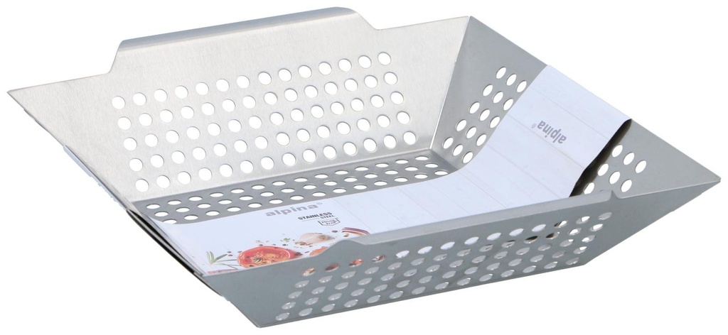ALPINA BBQ Grill Basket 35x30.5x6cm