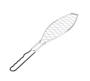 ALPINA BBQ Grill Basket Fish Shape 58cm Chrome
