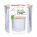 ALPINA Cosmetic Organizer With Bamboo Lid