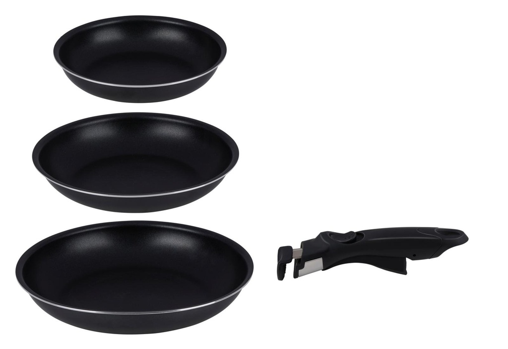 ALPINA Frying Pan with Detachable Handle Ø20/24/28