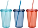 ALPINA Drinking cup 500ml with straw