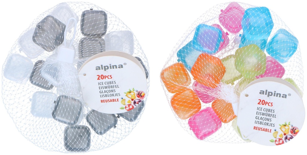 ALPINA Reusable Square Ice Cubes 2.7cm