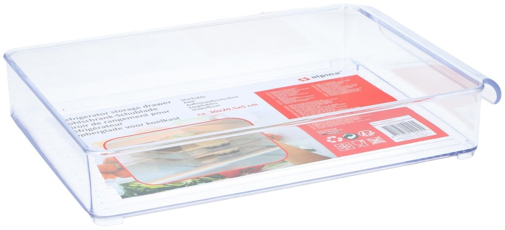 ALPINA Storage Box Fridge 30x20.5x5cm