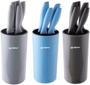 ALPINA Knife Holder with 5 Knives 10.5x22cm