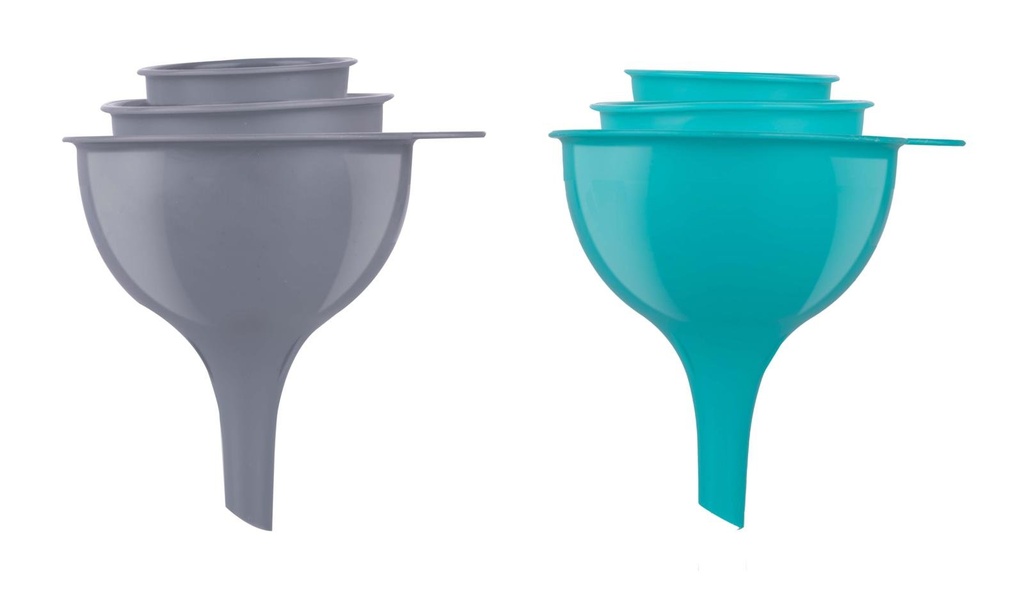ALPINA Kitchen Funnel D10x12.5cm Grey/Blue