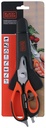 BLACK+DECKER Multifunctional Garden Scissors 23cm
