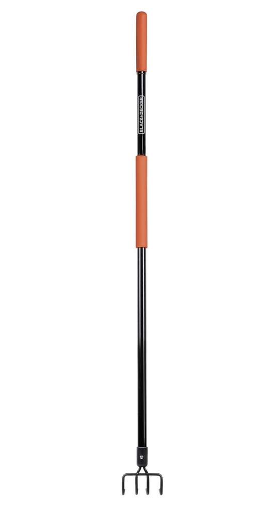 [871125223448] BLACK+DECKER Garden Cultivator 148cm Black-Orange